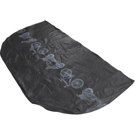 Regenschutz für Fahrräder und Motorräder, wasserdicht, UV-Schutz, staubdicht, schwarz (1/5)