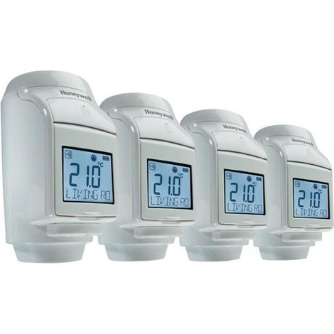 Kit 4 Regolatori Elettronici Honeywell HR924WE per Radiatore in R.F.
