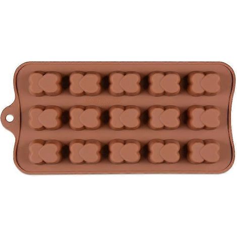 ECELEN Stripe (Farbe zufällig) Verschiedene Silikonformen, lebensmittelechte Silikonform für Schokolade, Bonbons, Gelee, Eiswürfel.-B1 Love