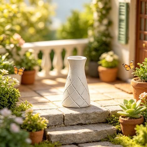 Mini vase décoratif style tendance, petit contenant créatif pour fleurs artificielles, décoration de table et maison, accessoire DIY pour composition florale et mini jardin 2pcs (1/5)