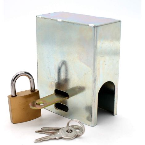 Interruttore rubinetto acqua blocco presa elettrica coperchio protettivo multifunzione rubinetto esterno blocco antifurto quadrato argento (1/4)
