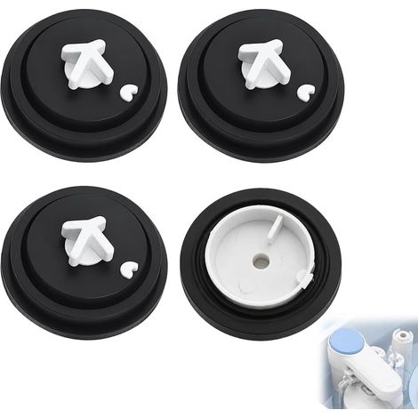 4 x toilet flush seals, flush membrane for Classic Switch (1/5)