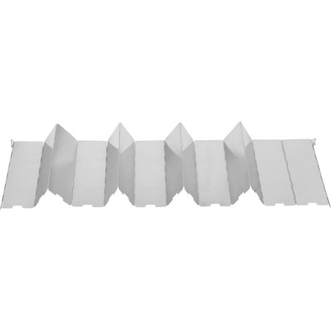 Pare-Brise Extérieur Pare-Brise Pliable Brise-Vent De Camping Plaque à Vent Pare-Brise Pliant pour Poêles Camping Windbreaks Stove Pare-Brise Coupe-Vent (1/5)