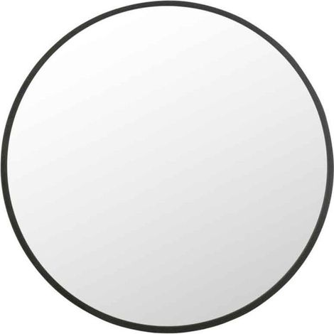 Miroir Mural Design "Matazo" 110cm Noir Mat (1/3)