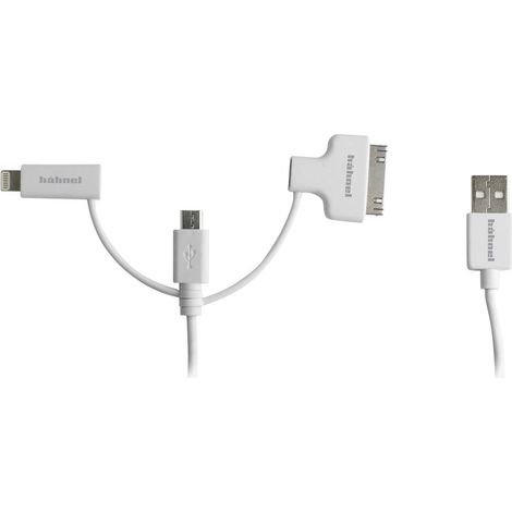 Hähnel Fototechnik Câble de charge USB USB-A mâle, Connecteur Lightning , USB-Micro-B mâle, Connecte (1/3)
