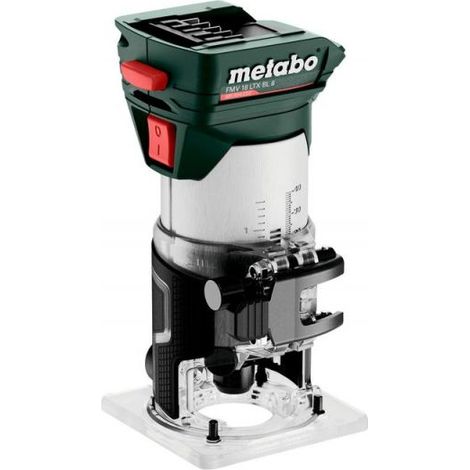 Metabo Akku-Kantenfräse FMV 18 LTX BL 8, incl. 2x Akku LiHD 4 Ah, Ladegerät, Zubehör, metaBOX (1/4)