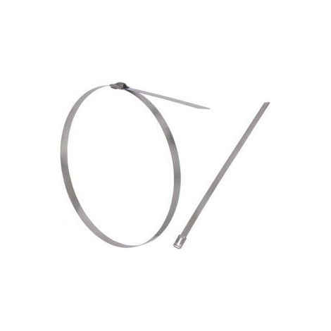 Collier de serrage extra plat 4.6X370 Inox A2 (1/2)