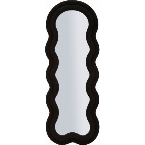 Specchio da parete in legno nero, 60x4x160 cm – Teddy (1/5)