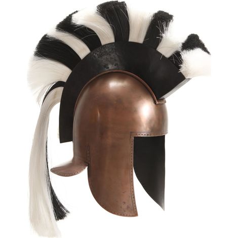Teenpull – Griechischer Krieger-Helm Antik Replik für LARP Kupfern Stahl (1/5)