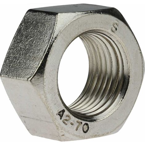 Sechskantmutter ISO 8673 M 12 x 1,25 Edelstahl A2 blank 50 Stk (1/4)