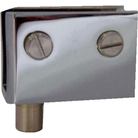 Itar – Pivot de porte verre 15 mm – Largeur 35 mm – Pour verre 4 à 6 mm – Douille Ø8x11 mm – Fixation solide avec vis en laiton