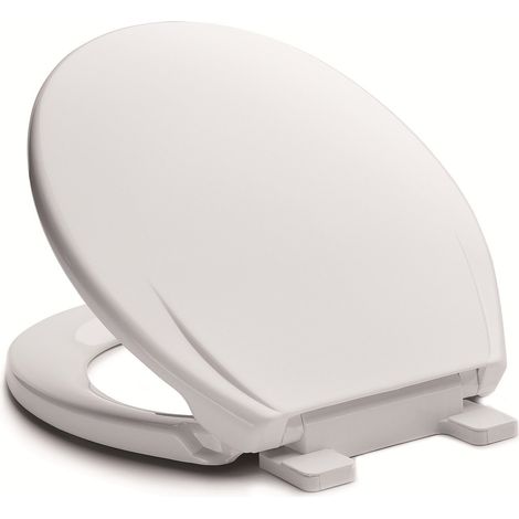 Copriwater termoplastico ovale serie Rallenty chiusura soft close METAFORM (1/3)