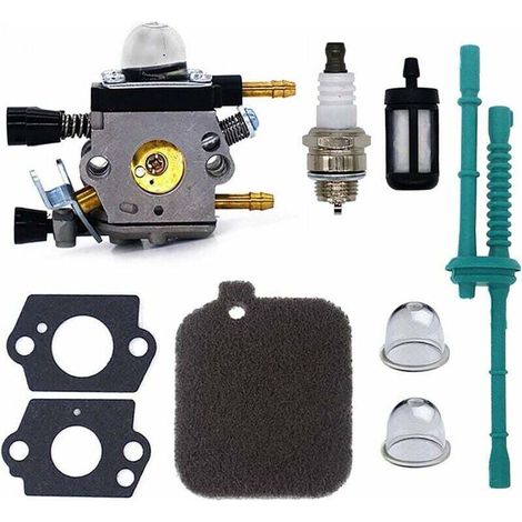 Carburateur C1Q-S68G pour Zama C1Q-S68 C1Q-S68G pour Stihl BG45 BG46 BG55 BG65 BG85 BR45C SH55 SH85 souffleur avec filtre à air, joints, bougie d'allumage 42291200606 (1/4)