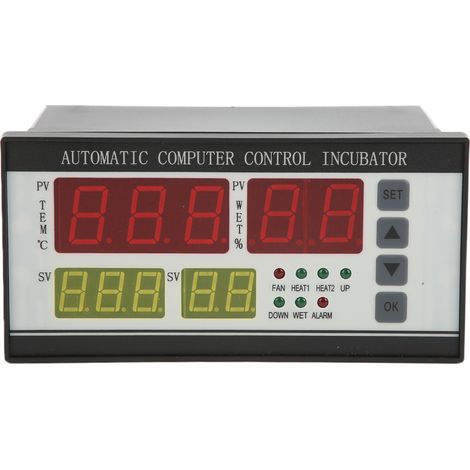 Contrôleur de température et d'humidité automatique pour incubateur à œufs, thermostat et réfrigérateur 220 V (1/5)