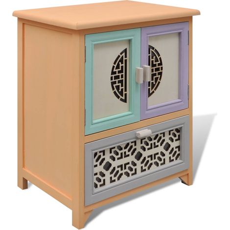 Mobile laterale Multicolore 46 x 34 x 55.5 cm vidaXL