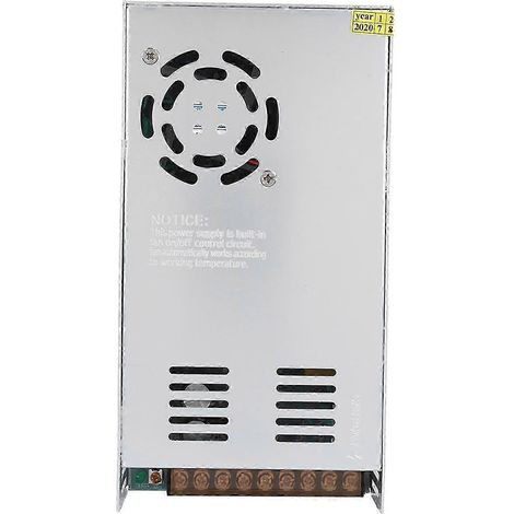 Adaptateur de commande d'alimentation à découpage pour dispositifs LED, transformateur d'isolement compatible avec la vidéosurveillance, DC5VS-300-55V 60A 300W AC110/220V, qualité 15%. (1/5)
