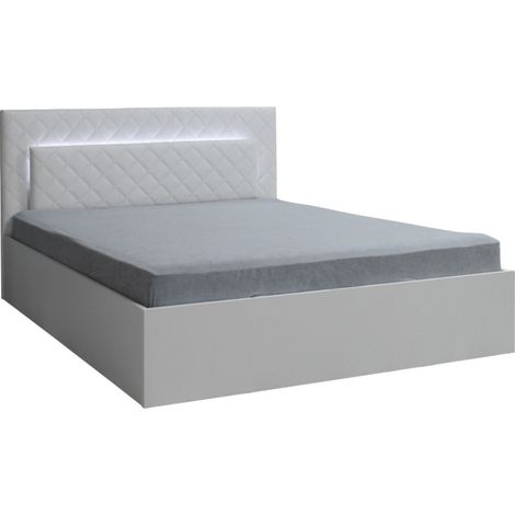 Cama PANAREA 180 x 200 cm con somier incluido, ideal para dormitorio. Mueble de diseño.