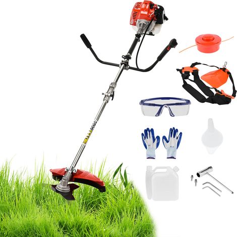 Coupe-bordures Thermique 52cc - FIANAO - Moteur 2.2KW - Lame 3 Dents - Tête à Fil 28cm - Réservoir 1.2L (1/5)