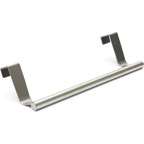 Porte-serviettes de salle de bain Accessoires en acier inoxydable Porte-serviettes Support mural multifonctionnel Porte-serviettes simple (1/3)
