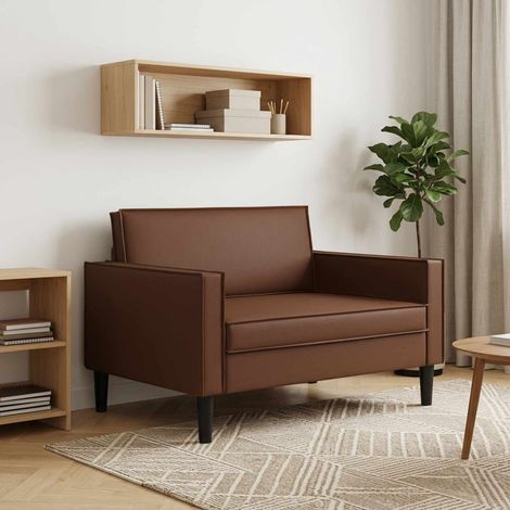 vidaXL Poltrona XL Marrone Similpelle (1/5)