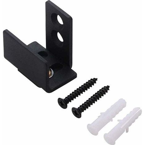 Guide de sol pour porte de grange, guide de porte coulissante en bas, guide de porte coulissante de grange, guide de sol robuste pour porte coulissante, rails de porte de placard coulissants (1/4)