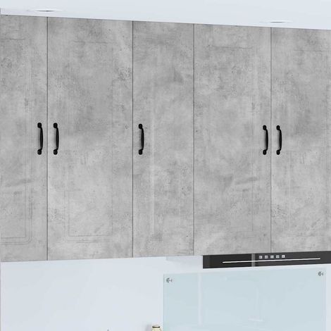 vidaXL Pannello lavastoviglie Kalmar Grigio cemento 30 x 31 x 100 cm