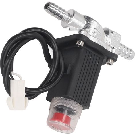 Détecteur de fuites de gaz avec alarme sonore et visuelle, vanne d'arrêt de détection de gaz 12 V CC, prise UE 90-240 V CA (1/5)