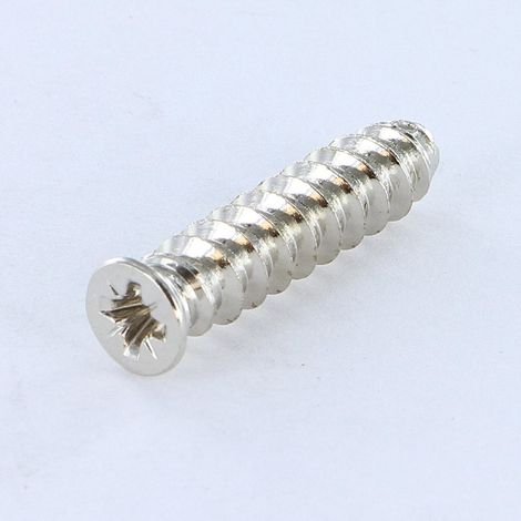 Vis Euro Tête fraisée Pozi 6.3X27 Diamètre de tête: 7.5 Acier nickelé-1 pièce