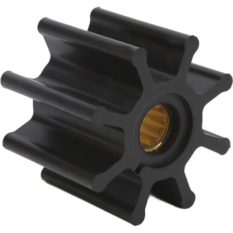 rotor d'eau 8 lames Bizical, 67mm, en caoutchouc et alliage métallique, pour remplacer JABSCO 920-0001 (1/5)