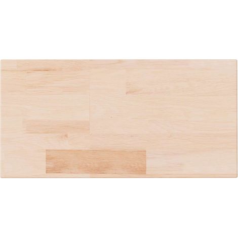 Panneau d'étagère 40x20x2,5 cm Bois de chêne massif non traité (1/4)