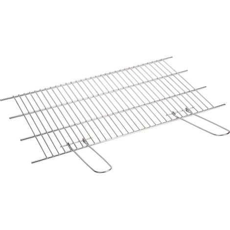 IMEX EL ZORRO 71656 - Griglia per Barbecue, di Acciaio Inox, 80 x 40 cm