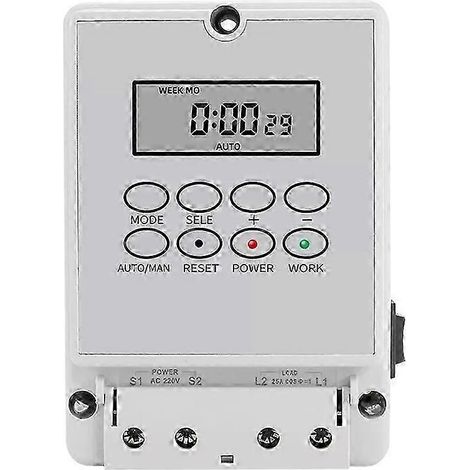 220V programmierbarer digitaler Timer mit Mikrocomputer und automatischer Summersteuerung (1/3)
