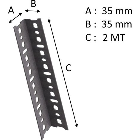 MONTANTE ANGOLARE X SCAFFALATURE 35 X 35 MT 2