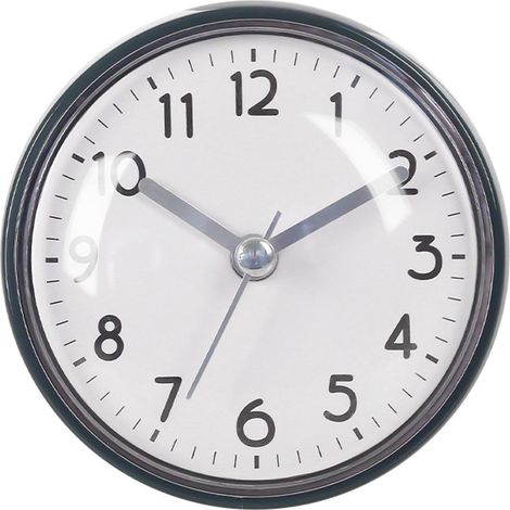 Mini orologio da doccia - Orologio da bagno impermeabile - Sveglia - Orologio da parete impermeabile - Orologio da doccia - Orologio digitale - Orologio con ventosa - verde (1/5)
