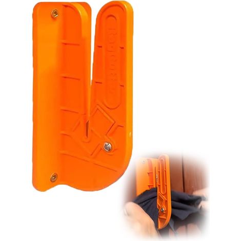 Coupe-chiffons mural, coupe-tissu, coupe-chiffons rapide, coupe facilement les vieux draps, les t-shirts, les outils de quilting (orange) (1/5)