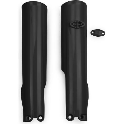 Cubiertas de amortiguador delantero UFO para KTM SX / SXF (SX-F) '23-'25 EXC / excf / EXC-F TBi '24-'25 negras