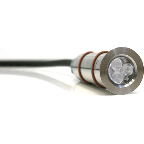 Subaquatique encastré NINO IP68 LED SMD 3W 250lm CRI80 5700K 30º Acier inoxydable (1/3)
