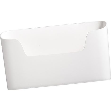 Organisateur mural adhésif, boîte de rangement en plastique, bac de rangement à placer sous l'évier, pour salle de bain ou cuisine. (1/3)
