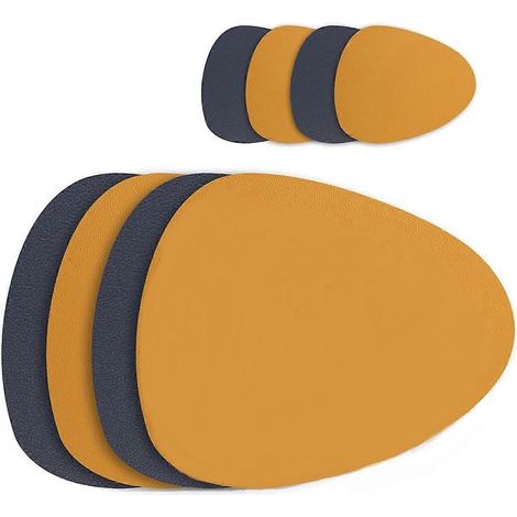 Set de napperon imperméable et résistant à l'huile, tapis de table double face (1/5)