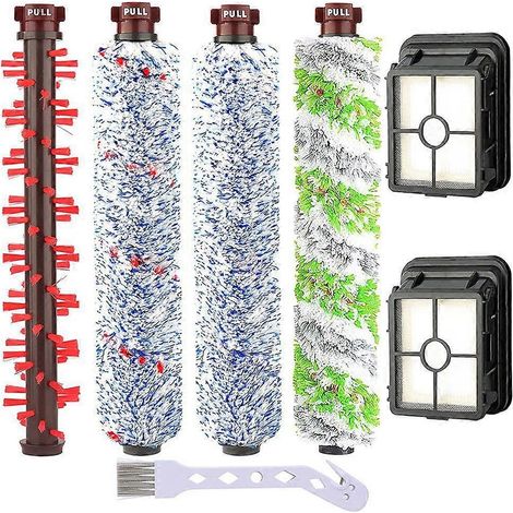 Zubehörset für Bissell Crosswave 3-in-1, Mehrzweck-Hauptbürste, Teppichbürste, Tierhaarbürste, Rollbürste, Bodenbürste, Filter (1/5)