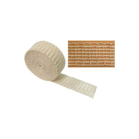 RETE ELASTICA PER STAGIONATURA INSACCATI TRAMA SINGOLA- - ø mm.110 maglia a 16 quadri - 50 mt