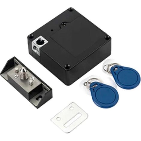 Serrure intelligente pour tiroir, serrure électronique RFID, serrure à puce pour armoire, serrure à déverrouillage par capteur sans clé intelligent (1/5)