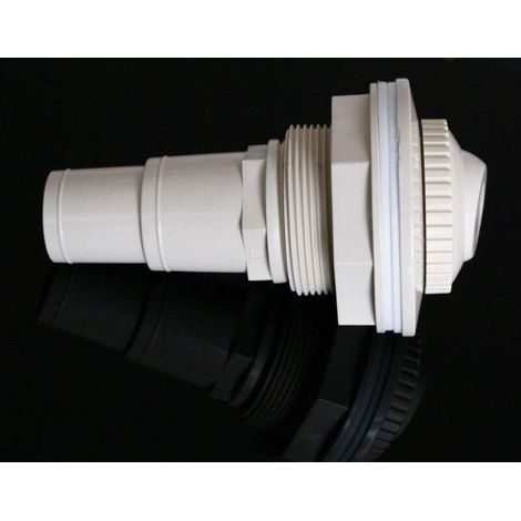 Verstellbare Einlaufdüse für Aufstellpools – 58 mm Durchmesser – Inklusive Dichtungen – Adapter für 32/38-mm-Schlauch – Piscineo (1/5)