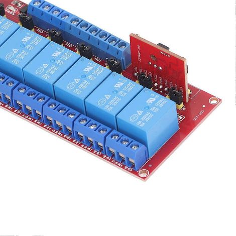Universal-Relais-Empfängerplatine mit Infrarot-Fernbedienung (10 A) für sichere 8-Wege-Motorbeleuchtung und Türsteuerung (DIY)