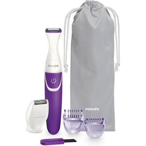 Philips – Rasoir femme bikini sans fil 3 en 1 – Tondeuse ergonomique avec 2 sabots de coupe – Tête lavable pour hygiène optimale (1/5)