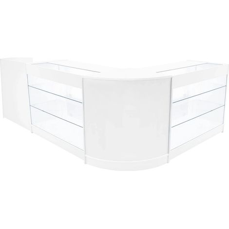 Aries LED Shop Counter Set CM60, TB60 & 2 x K1200 - White (1/5)