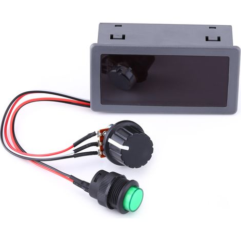 Régulateur de vitesse pour moteur CC PWM 6V 12V 24V avec affichage numérique et télécommande infrarouge (1/5)