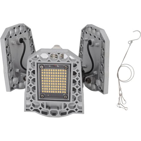LED élèvent la lumière 297 LED pliant trois feuilles plante d'intérieur élèvent la lumière pour serre succulente 100-277V (1/5)