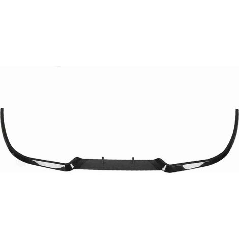 Menton de Pare-Chocs Avant Noir Brillant Becquet de Lèvre Antichoc 114 Cm (1/5)