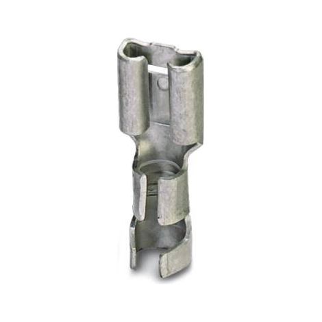 Cosse clip 6.3 mm x 0.8 mm Phoenix Contact C-SCF 6/6,3X0,8 3240160 180 ° non isolé métal 100 pc(s) S63675